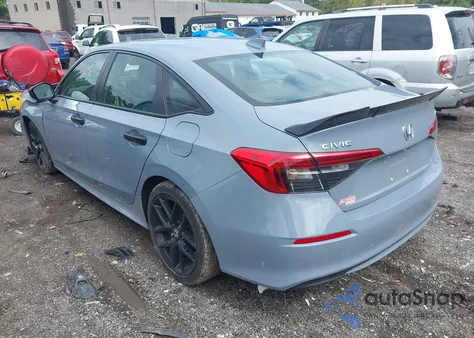 2023 Honda Civic Sport из США, поврежденный, VIN 2HGFE2F57PH507138